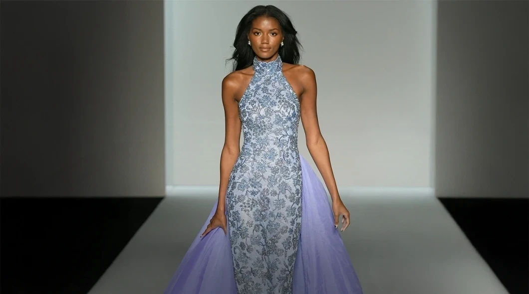 Model wearing a Pageant Gown.