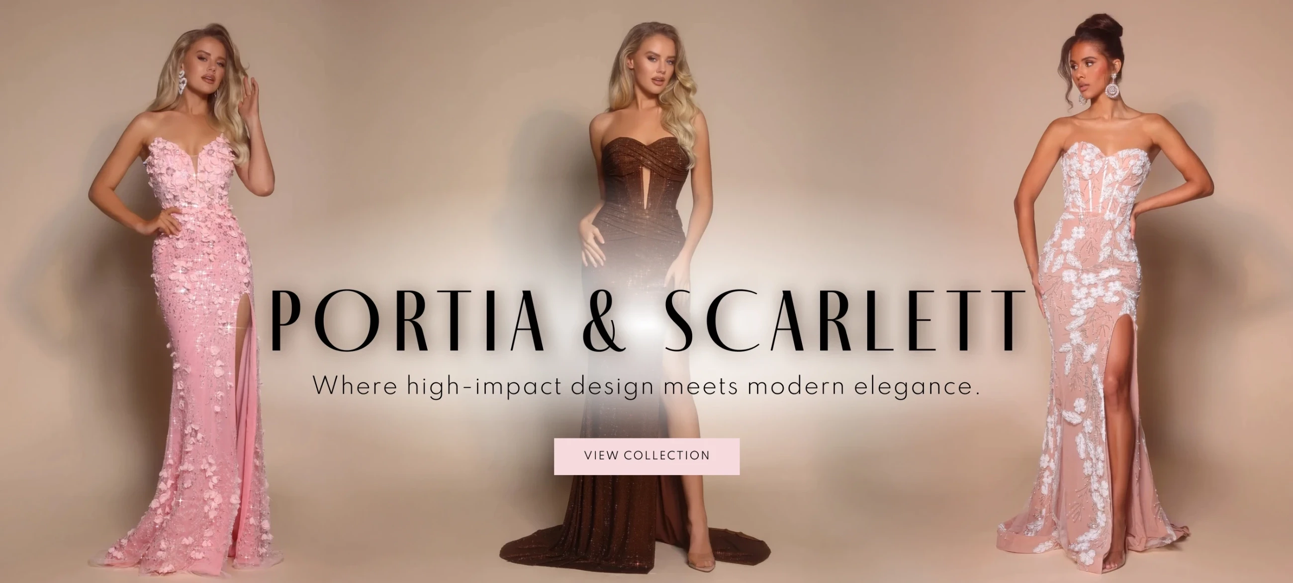 Portia and Scarlett Prom Desktop Banner
