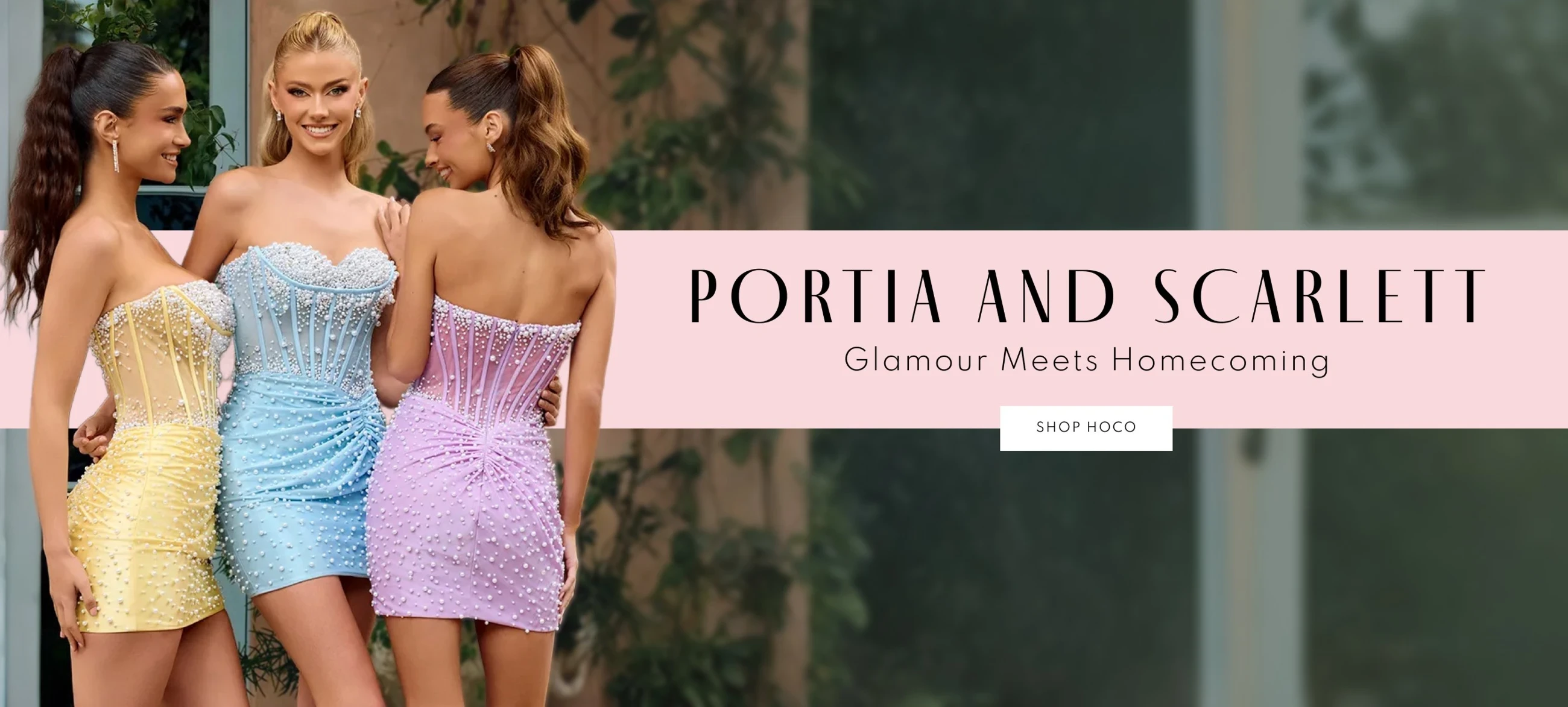 Portia and Scarlett Banner