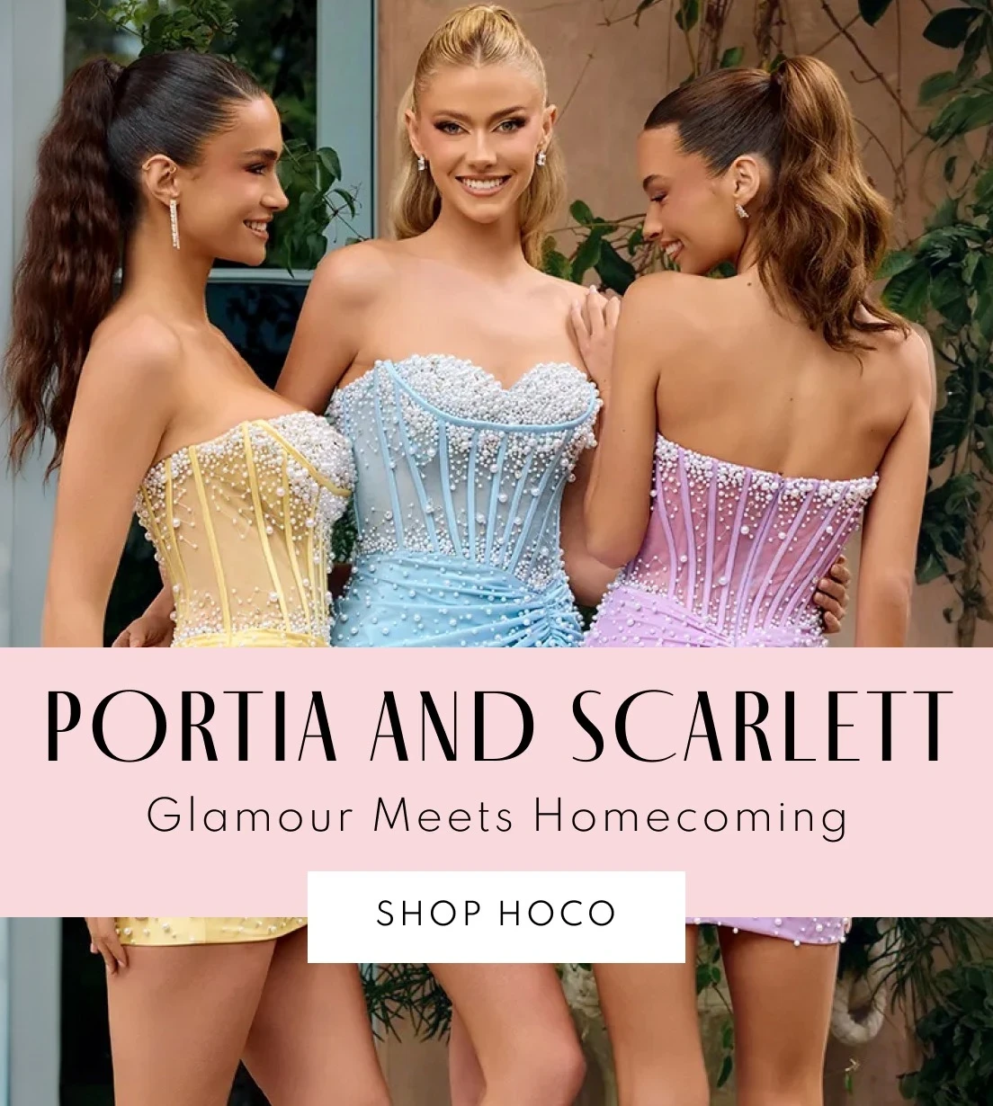 Portia and Scarlett Banner